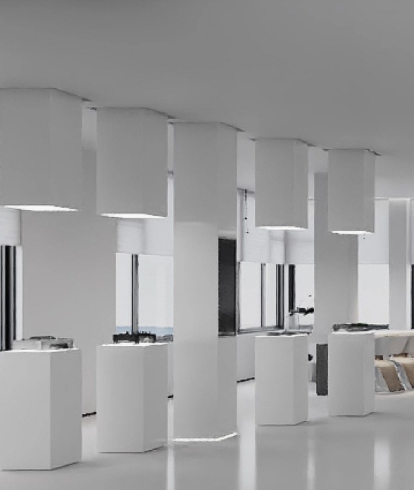 辦公展廳員工餐展廳設(shè)計案例