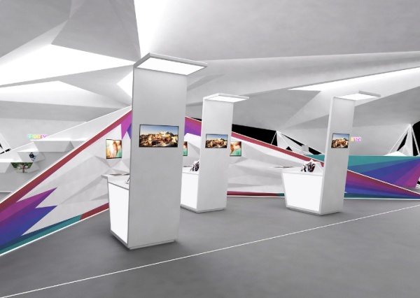 美觀又實(shí)用的展廳造型！