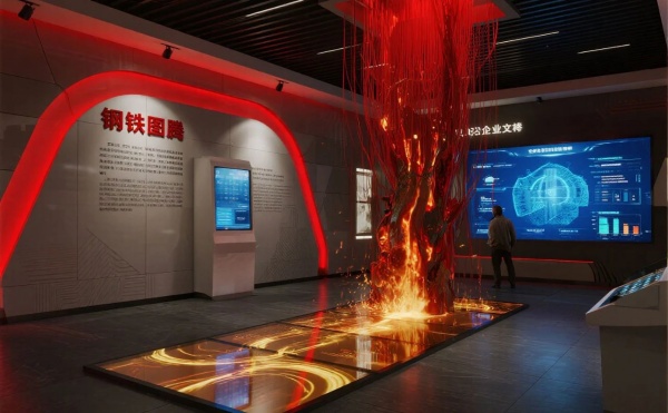 被千度鋼流燙到心跳，鋼鐵企業(yè)科技展廳也太酷了吧？