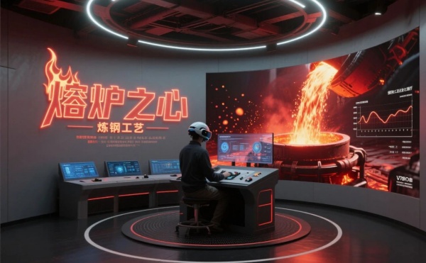 被千度鋼流燙到心跳，鋼鐵企業(yè)科技展廳也太酷了吧？