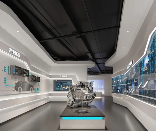 機械企業(yè)辦公展廳設計