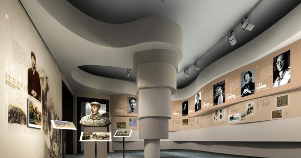 膠東百年名人展陳列設(shè)計
