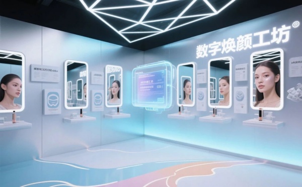 美妝行業(yè)科技展廳設計