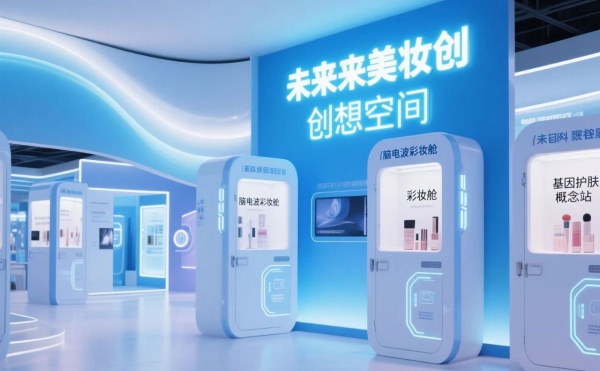美妝行業(yè)科技展廳設計