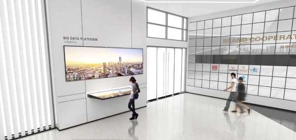 現(xiàn)代企業(yè)展廳效果設(shè)計以品牌基因重構(gòu)空間敘事邏輯