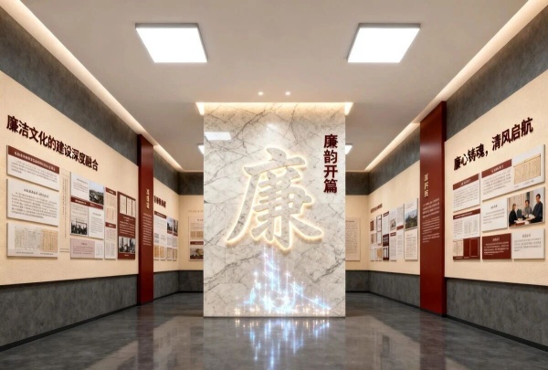 廉潔文化展廳怎么建？這套 “沉浸式 + 互動感”設(shè)計方案太贊了！