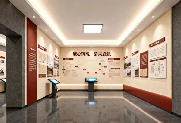 廉潔文化展廳怎么建？這套 “沉浸式 + 互動感”設(shè)計方案太贊了！