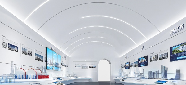 建筑工程展廳設(shè)計(jì)用科技與創(chuàng)意解碼工程之美